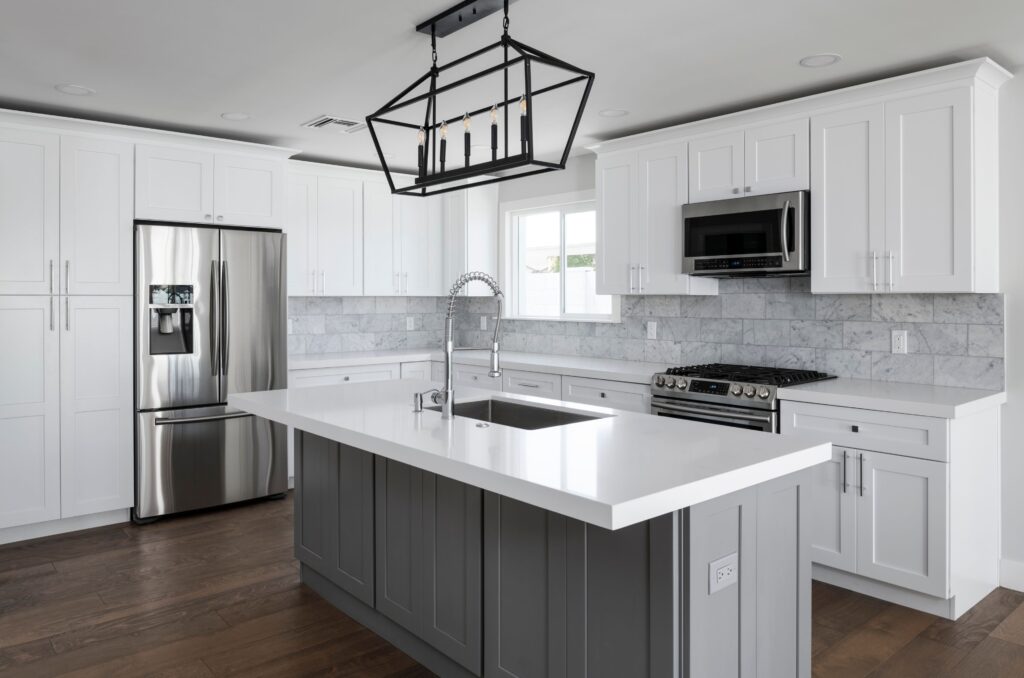 White Kitchen remodeling project miami gardens, fl